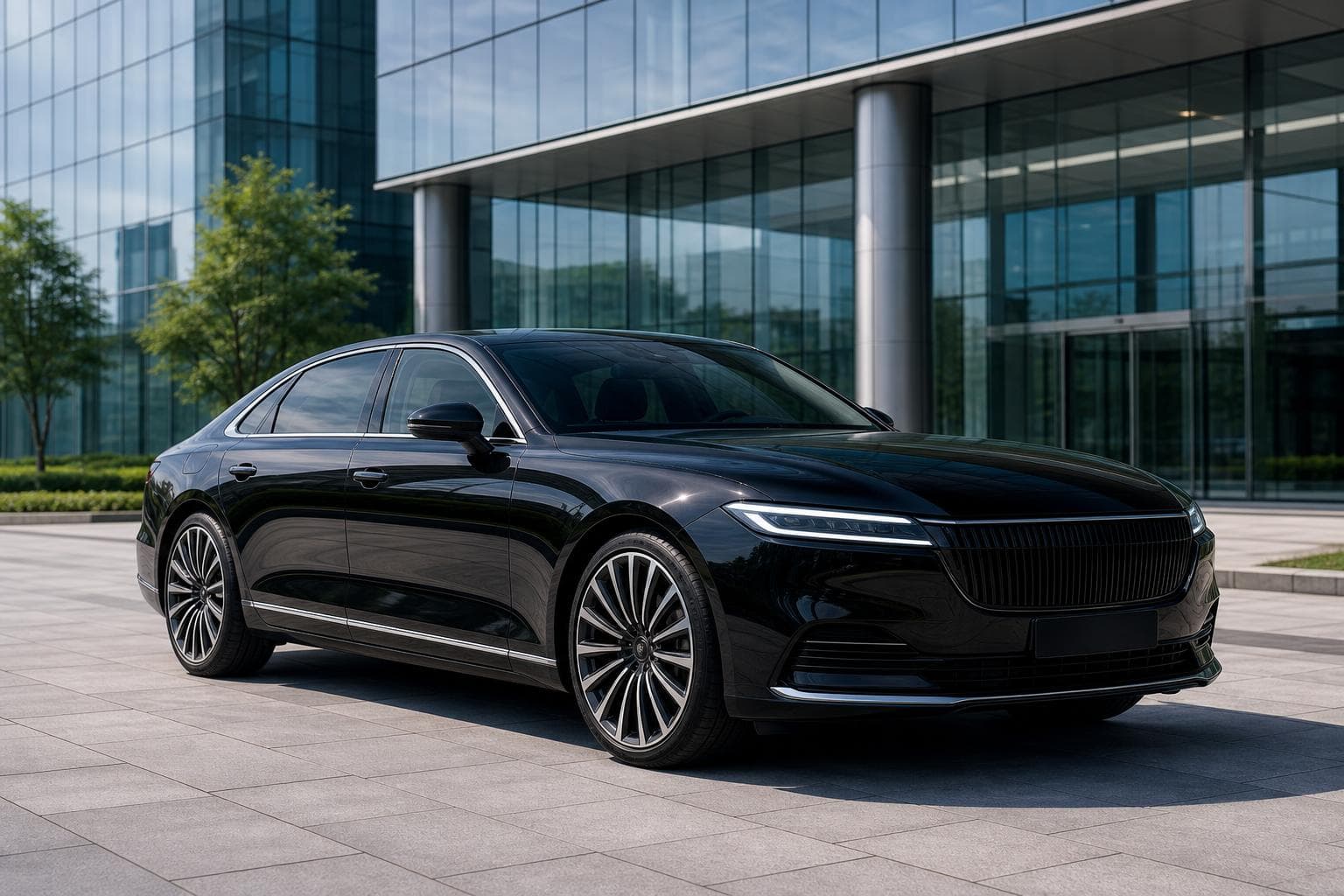 Luxury executive car rental for corporate events